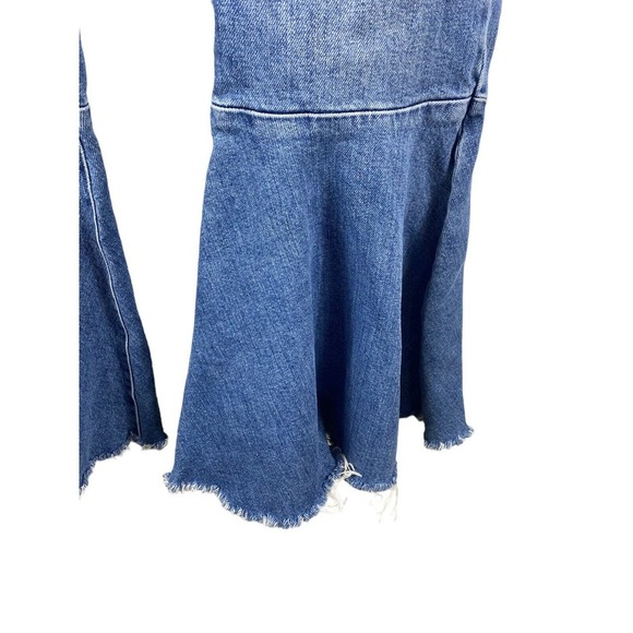 Topshop Jeans 28 x 25 Flare Bell Bottom Leg Dree Moto 28x25 Womens Y2K Style - Picture 5 of 8